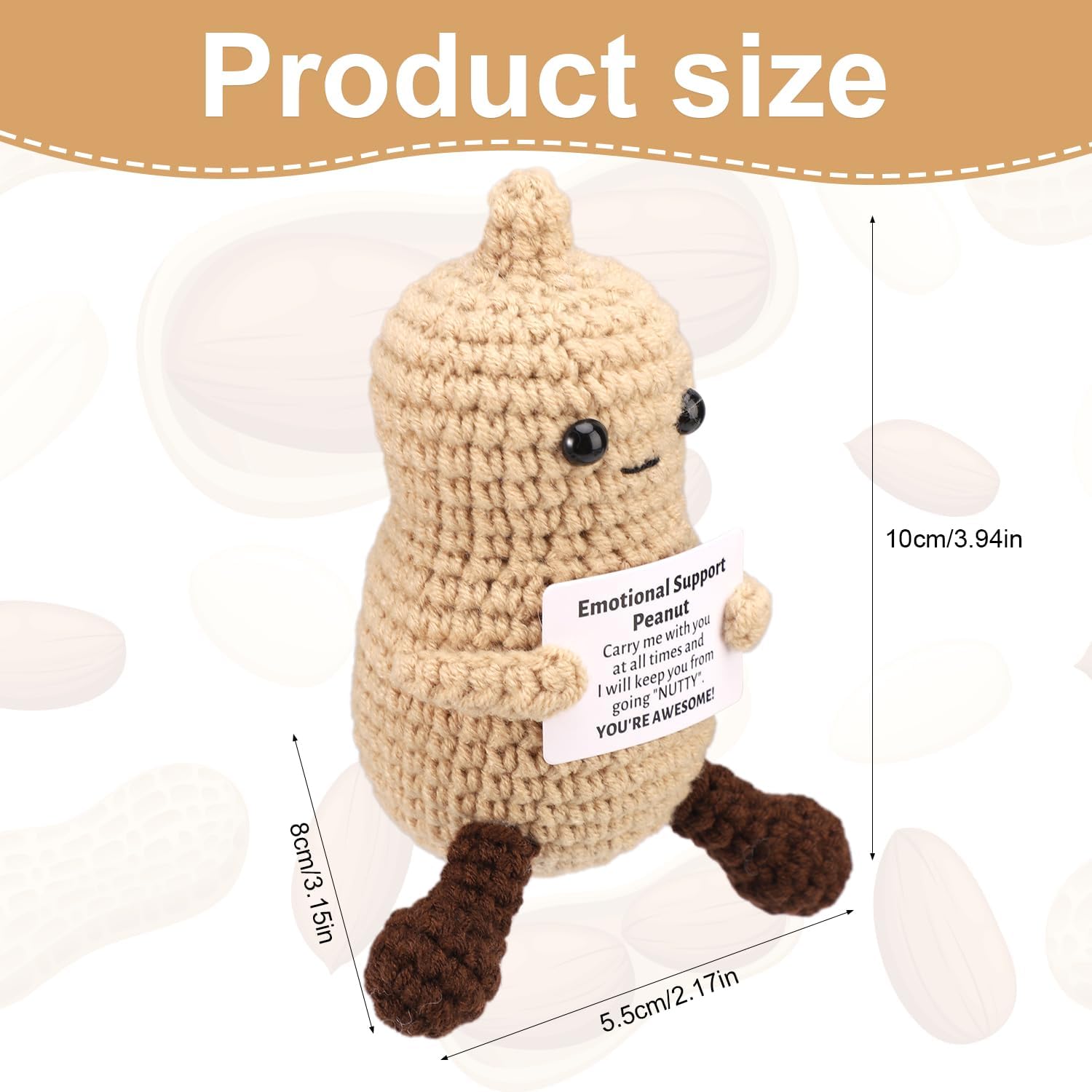 Funny Crochet Peanut Handmade  - Home And Textiles Today บทวิจารณ์และราคา