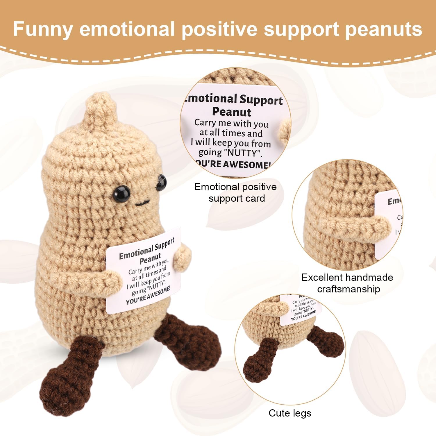 Funny Crochet Peanut Handmade  - Home And Textiles Today บทวิจารณ์และราคา