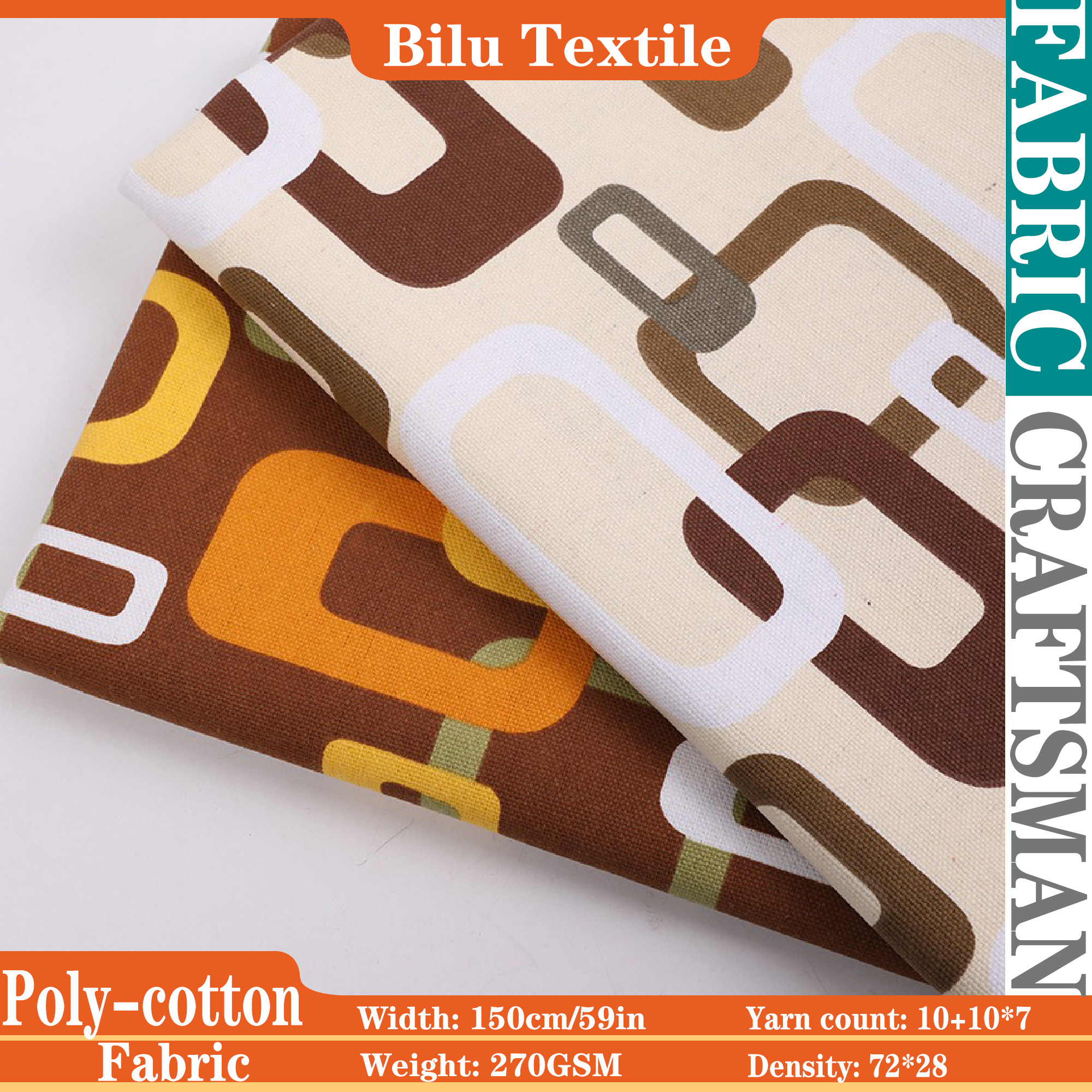 Poly-Cotton Canvas Fabric - De - Home Textiles Designer บทวิจารณ์และราคา
