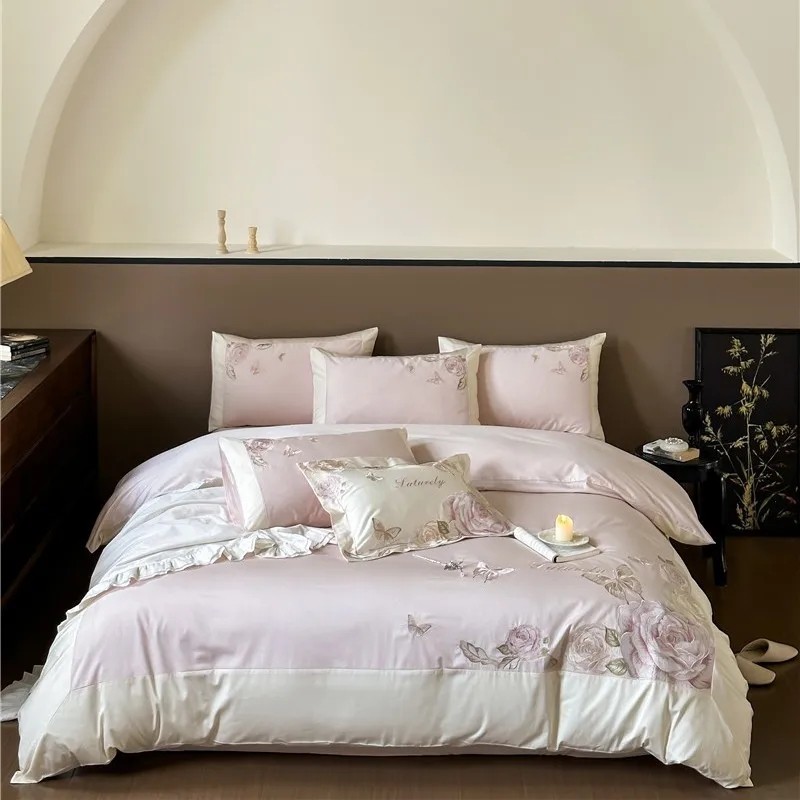 Premium Egyptian Cotton 4Pcs B - Home Textiles Premium บทวิจารณ์และราคา