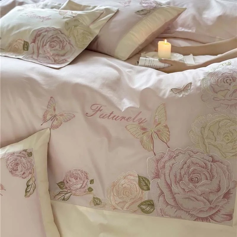 Premium Egyptian Cotton 4Pcs B - Home Textiles Premium บทวิจารณ์และราคา