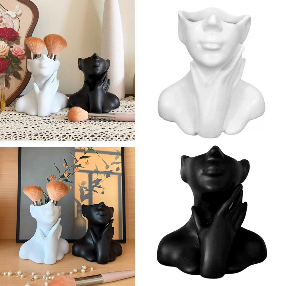 Female Bust Figurine Vase Make - Home Textiles Products บทวิจารณ์และราคา